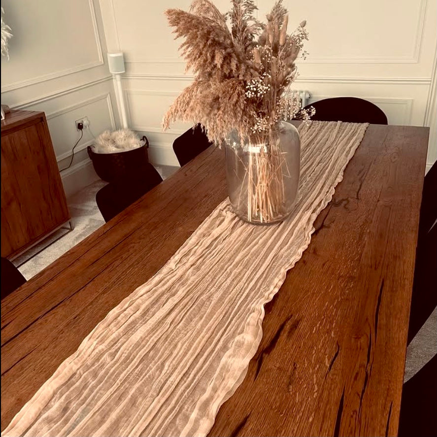 Cheesecloth Rustic Table Runner