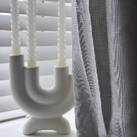 Ceramic Candlestick Holder