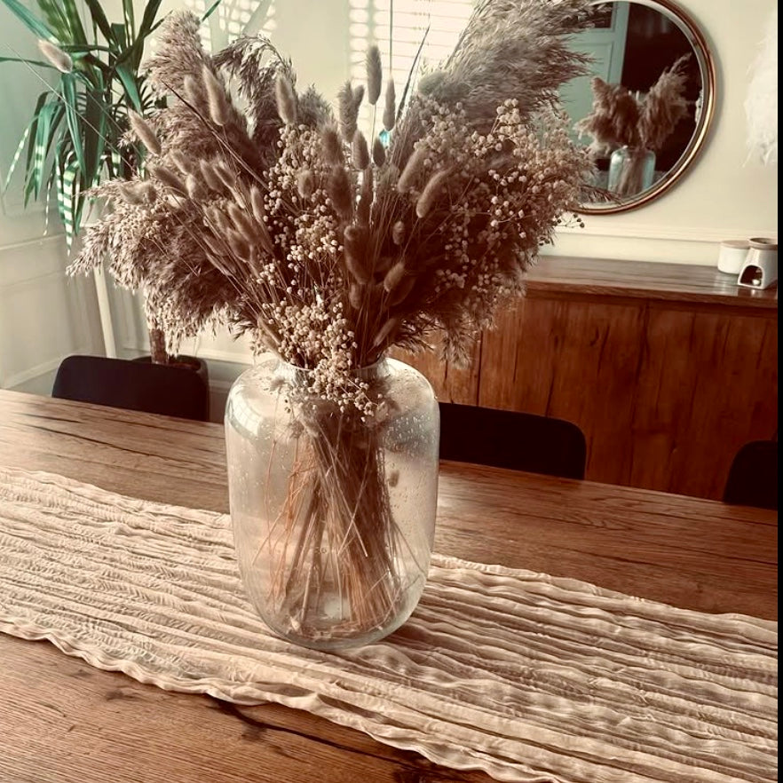 Cheesecloth Rustic Table Runner