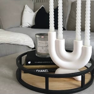 Ceramic Candlestick Holder