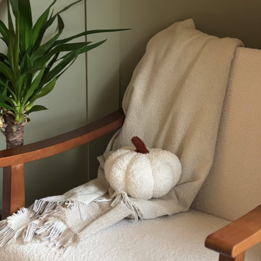 Textured Pumpkin Pillows