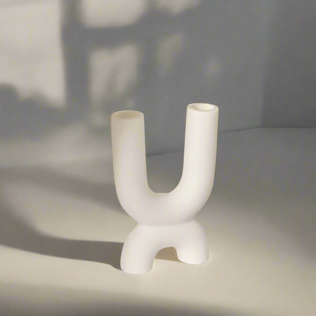 Ceramic Candlestick Holder