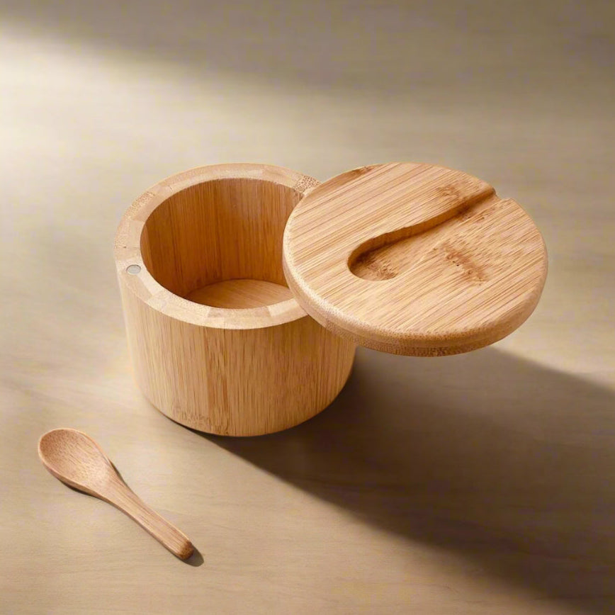 Bamboo Salt Seasoning Jar