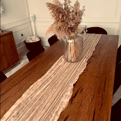 Cheesecloth Rustic Table Runner