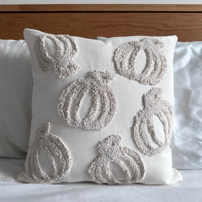 Neutral Pumpkin Cushion Covers - Set of 2