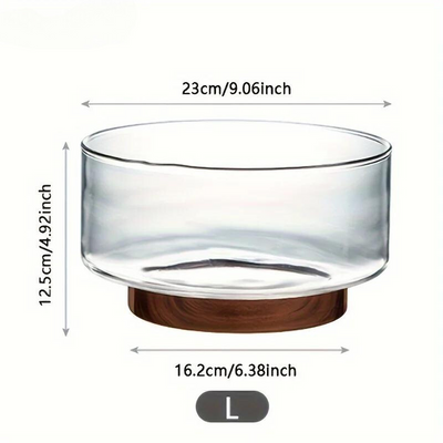 Glass Fruit Bowl