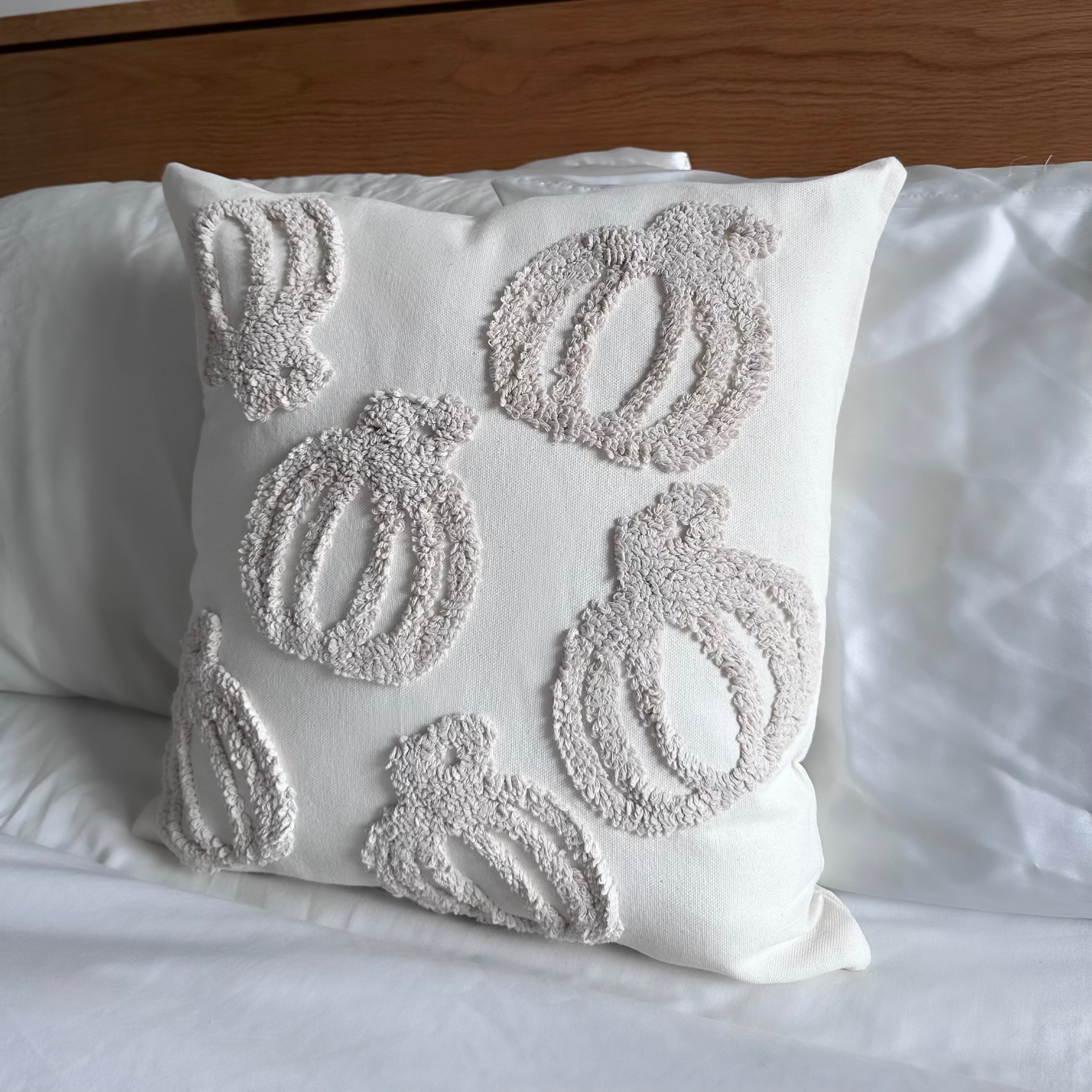 Neutral Pumpkin Cushion Covers - Set of 2