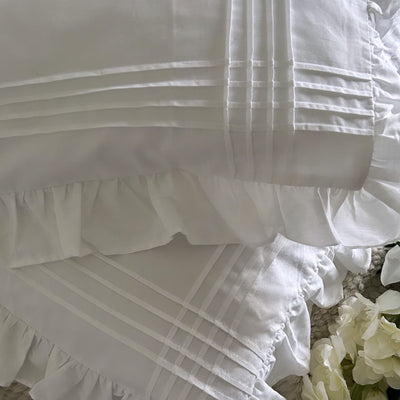 Elegant Ruffled Edge Pillow Covers