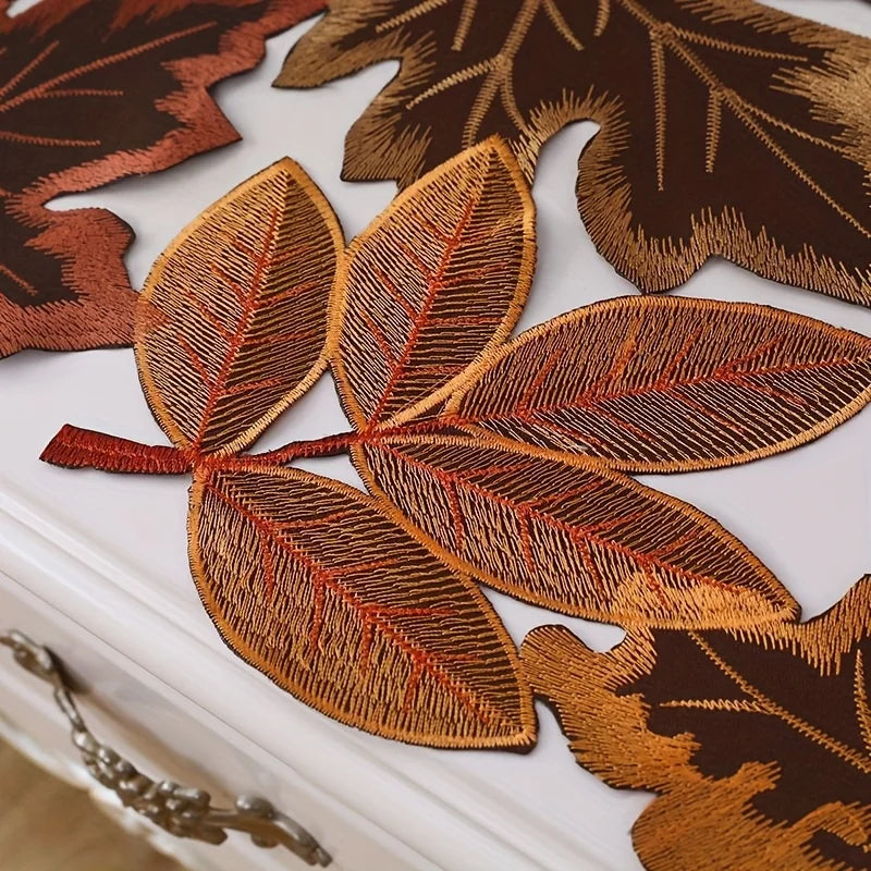 Autumn Maple Leaf Table Runner