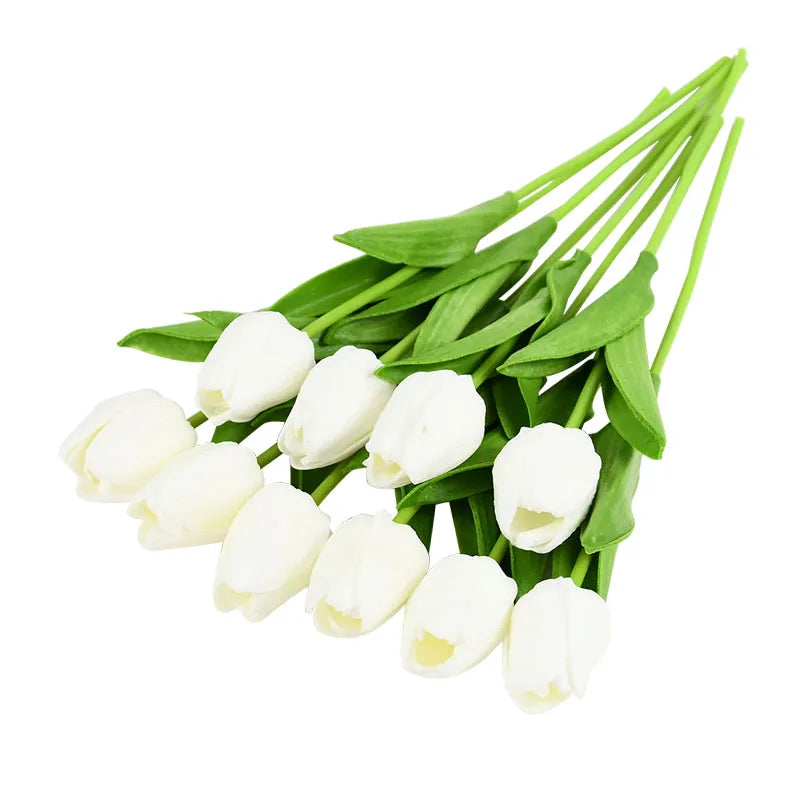 10pcs Artificial Tulip Flowers