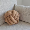 Hand-Woven Knotted Ball Pillow