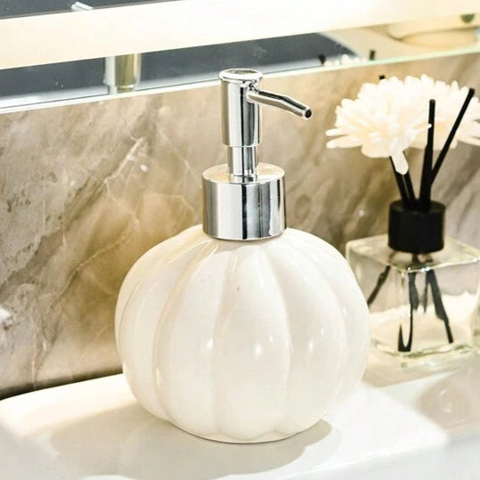 Ceramic Pumpkin Soap Dispenser
