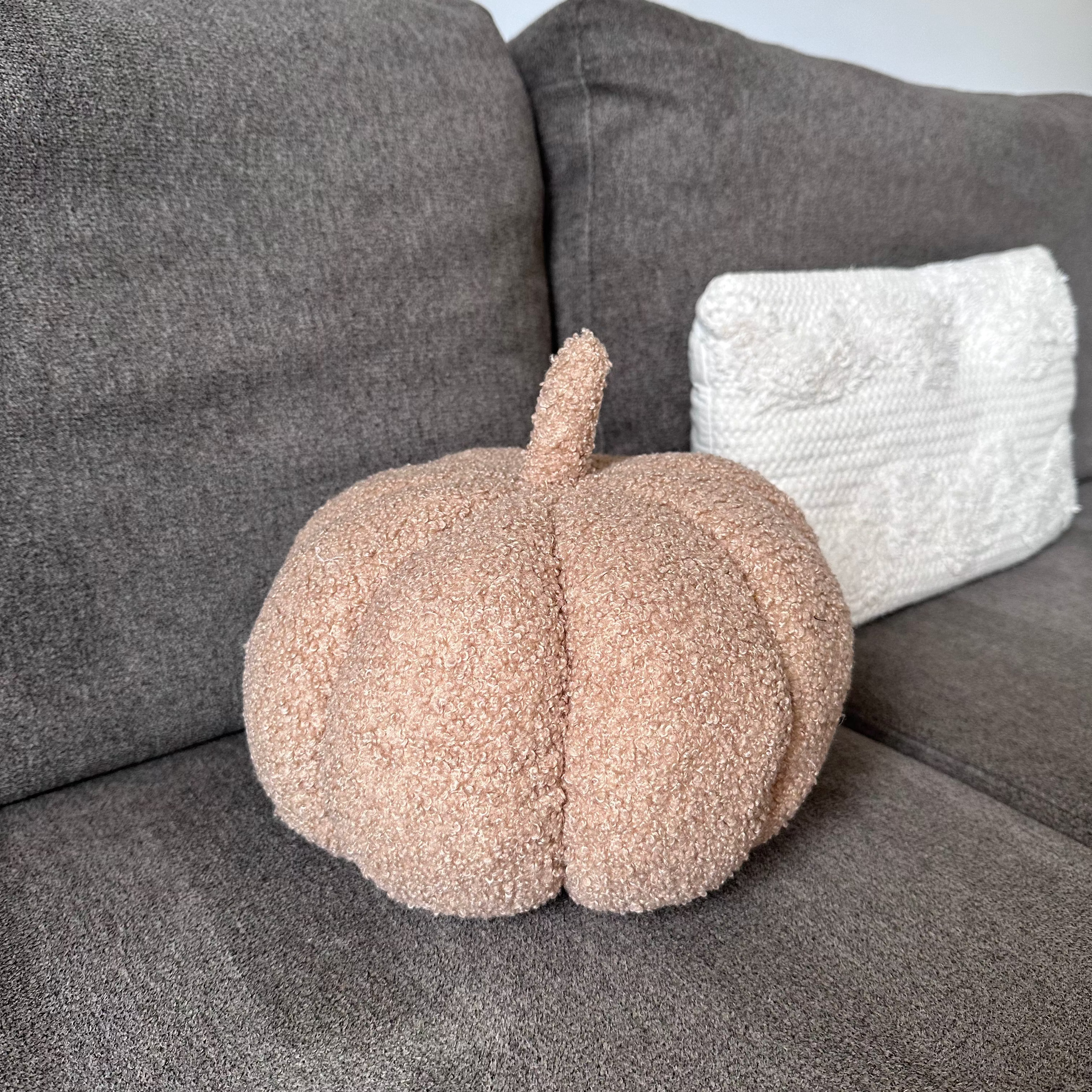 Beige Pumpkin Pillow