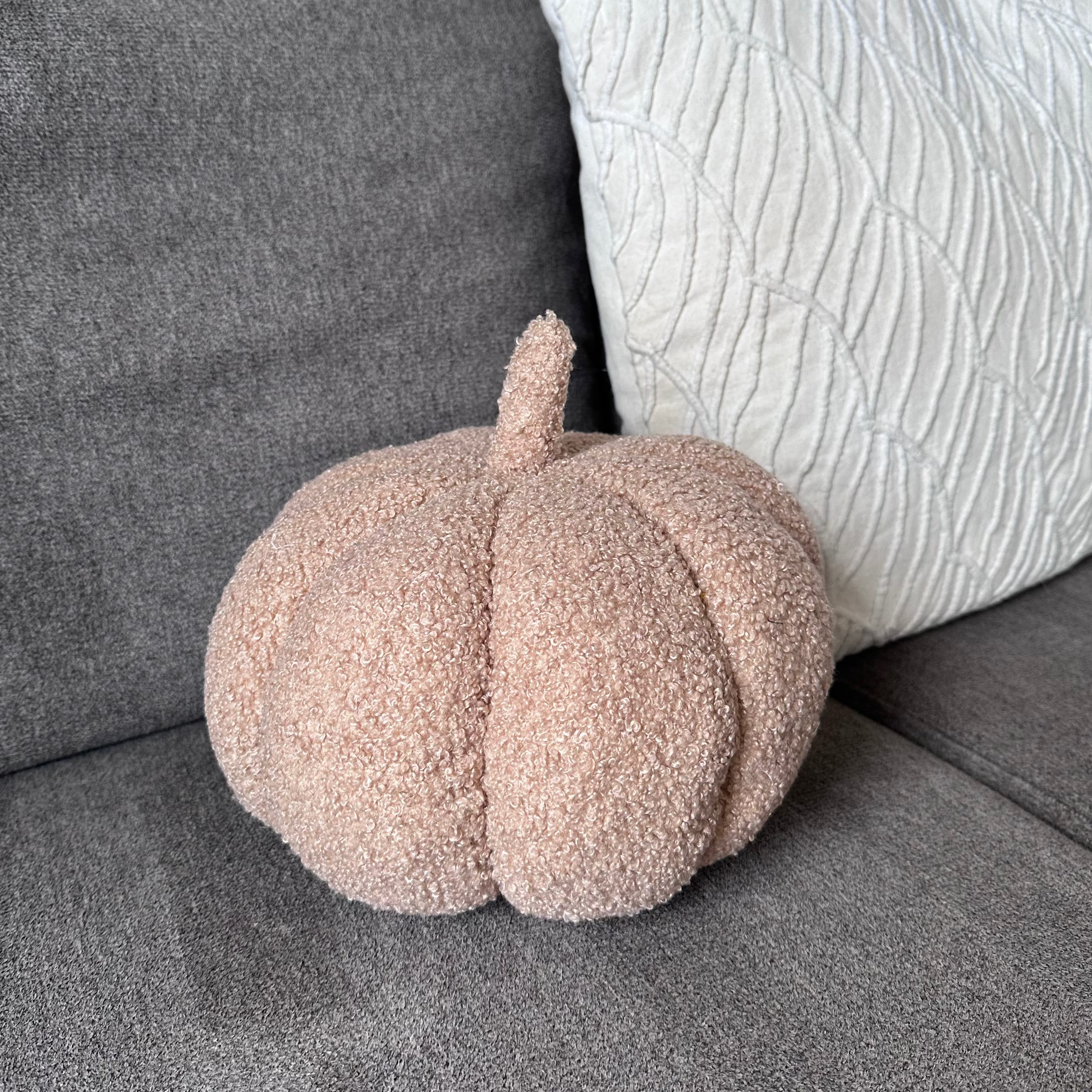 Beige Pumpkin Pillow