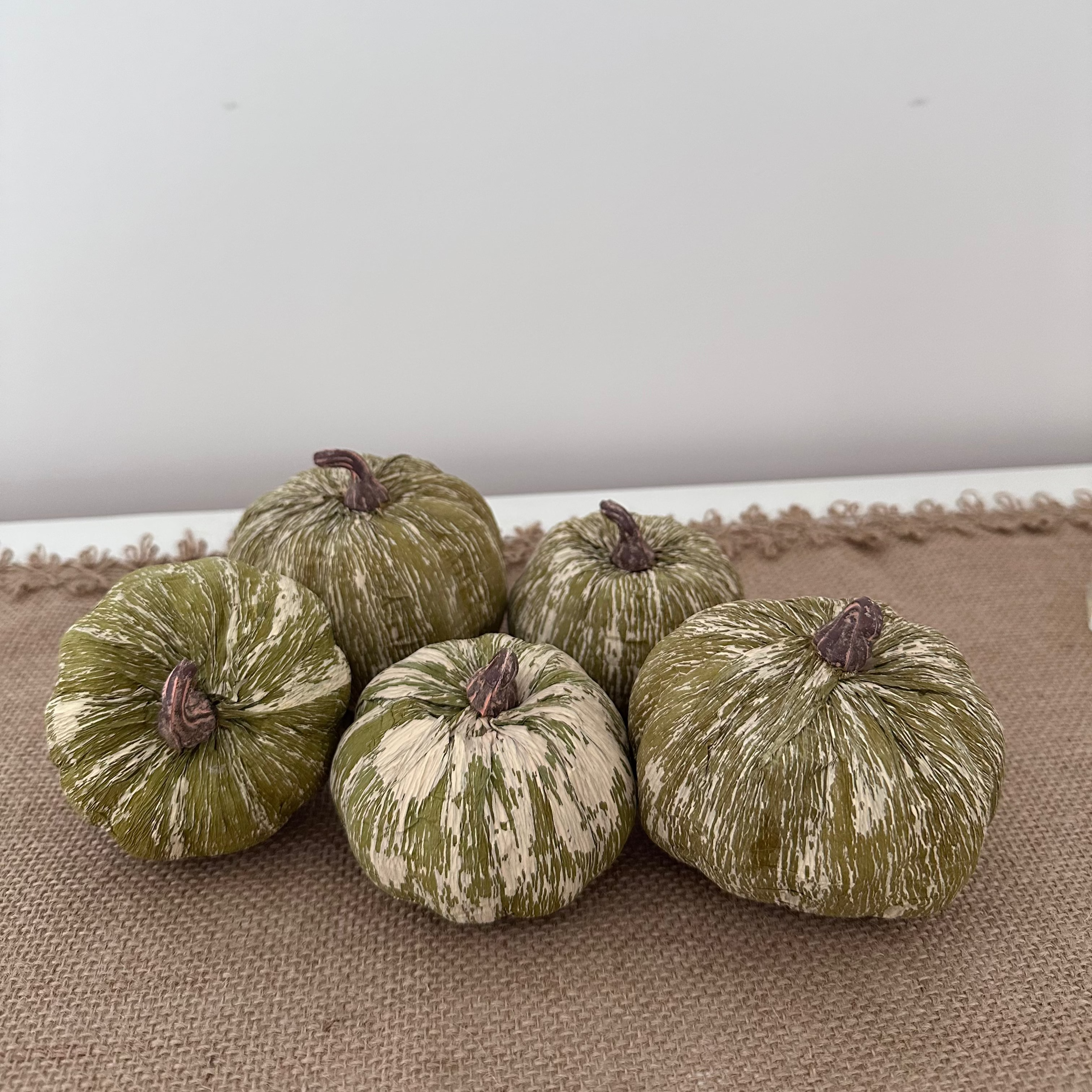 Country Style Faux Pumpkin Arrangement