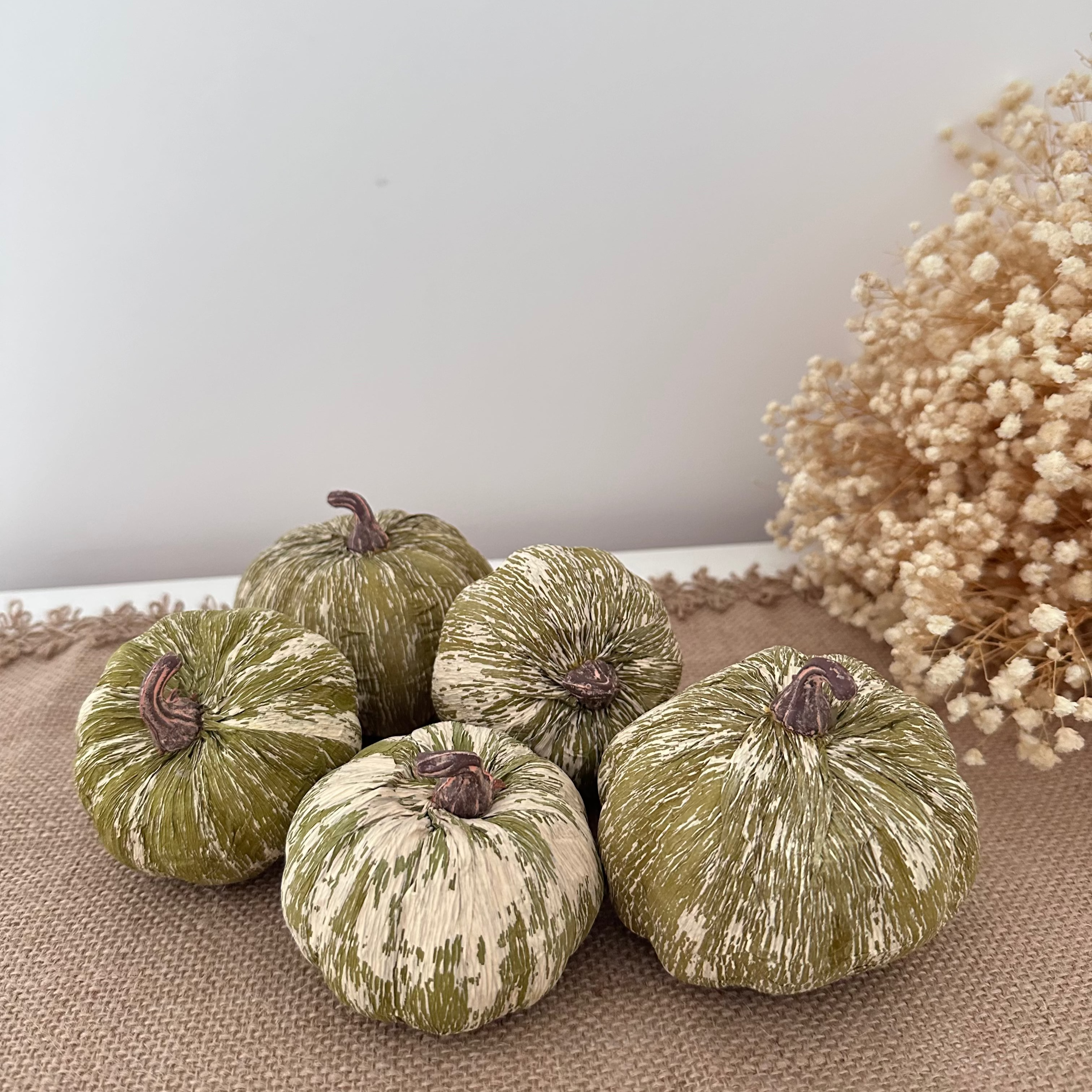 Country Style Faux Pumpkin Arrangement