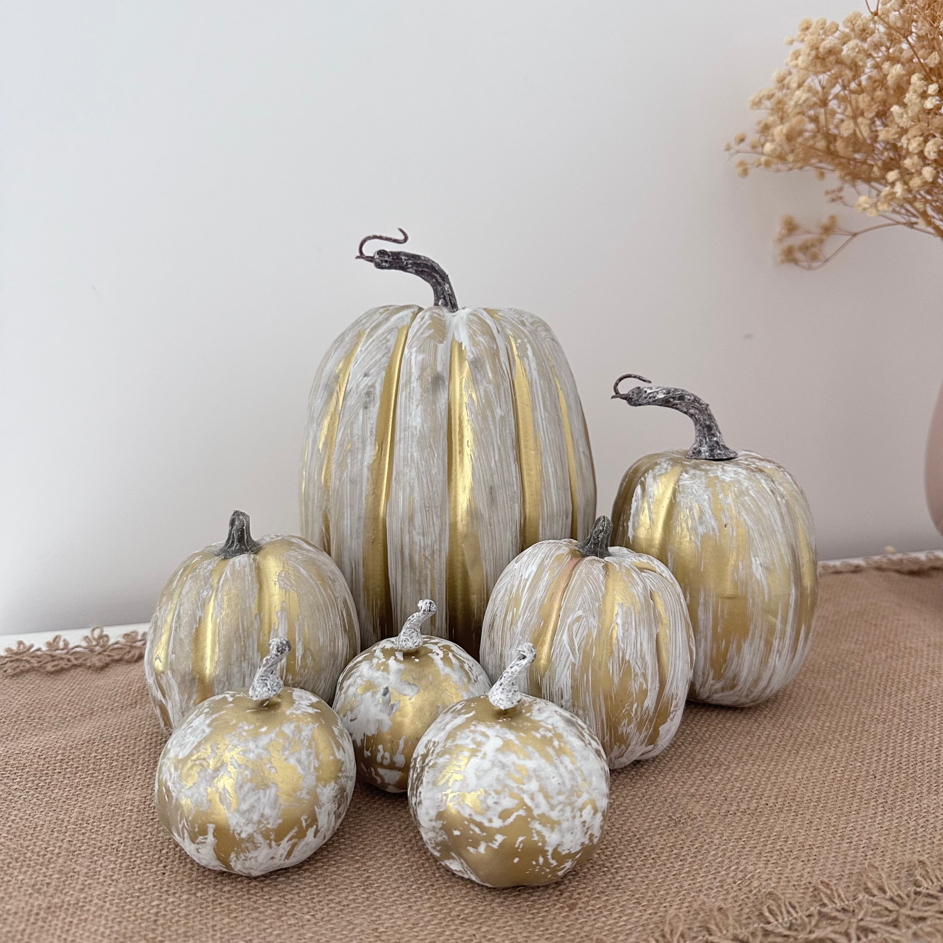 7-Piece Faux Pumpkin Set