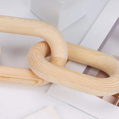 Wooden Boho Chain Link