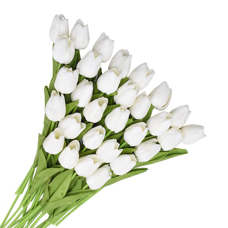31pcs Artificial Tulip Flowers