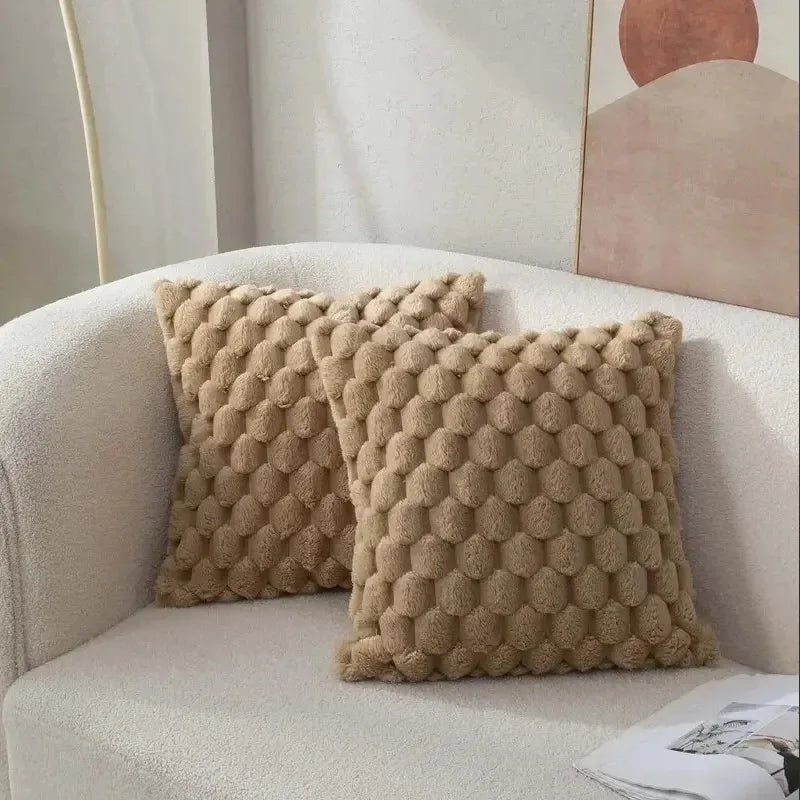 Pineapple Grid Cushion Covers -2pcs