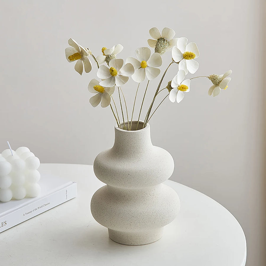 Wavy Ceramic Vase