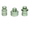 3pcs Glass Candlestick Holders