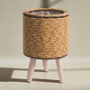 Small Cylinder Rattan Flower Pot