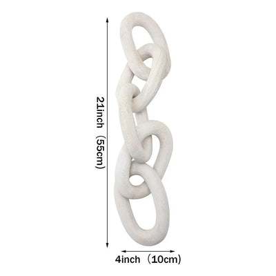 Wooden Boho Chain Link