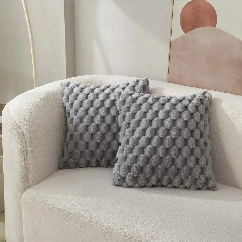 Pineapple Grid Cushion Covers -2pcs