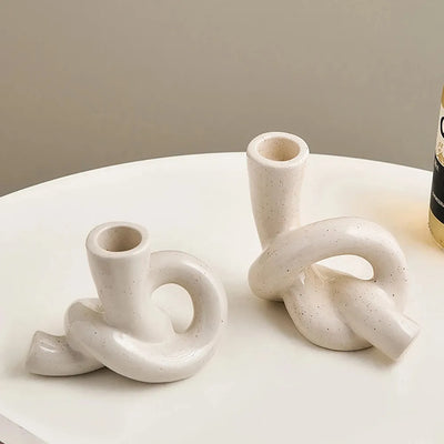 Aesthetic Knot Shape Candle Holder