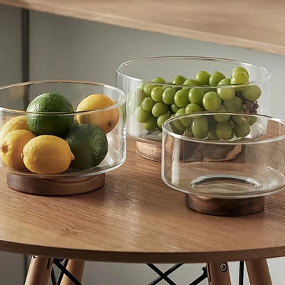 Glass Fruit Bowl