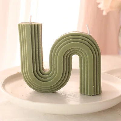 S-shaped Candles