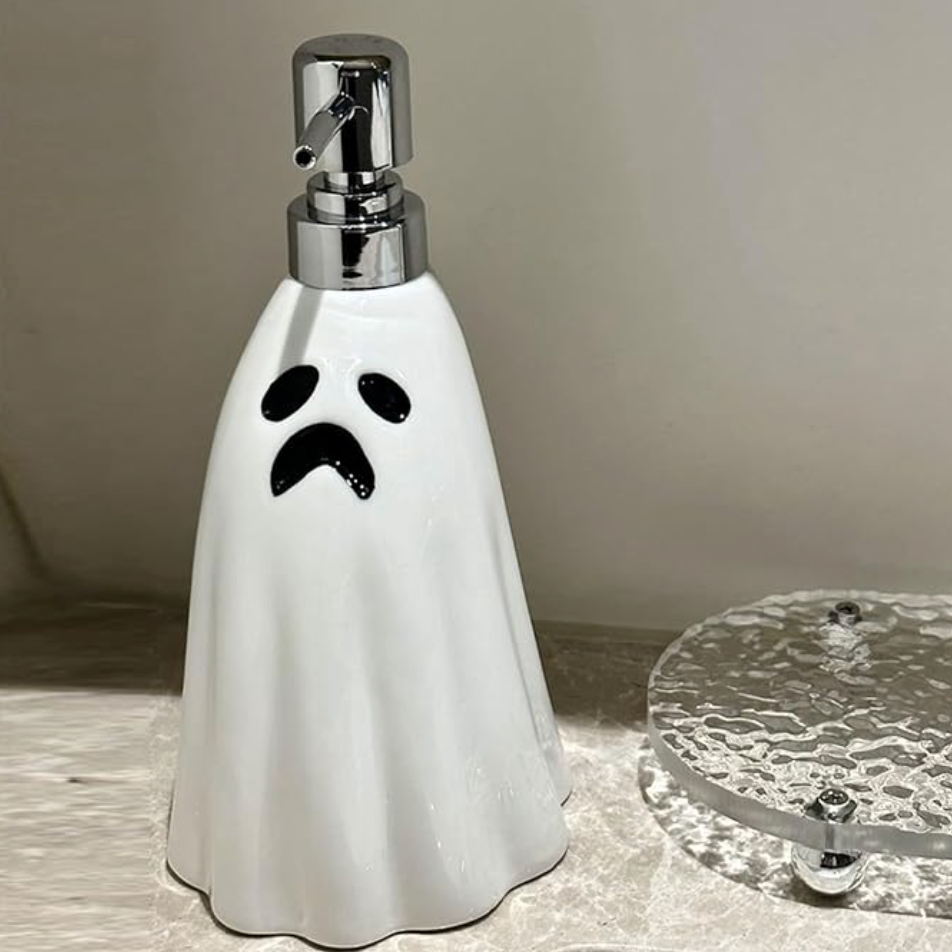 Ceramic Ghost Refillable Soap Dispense