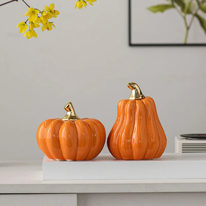 Ceramic Pumpkin Decor