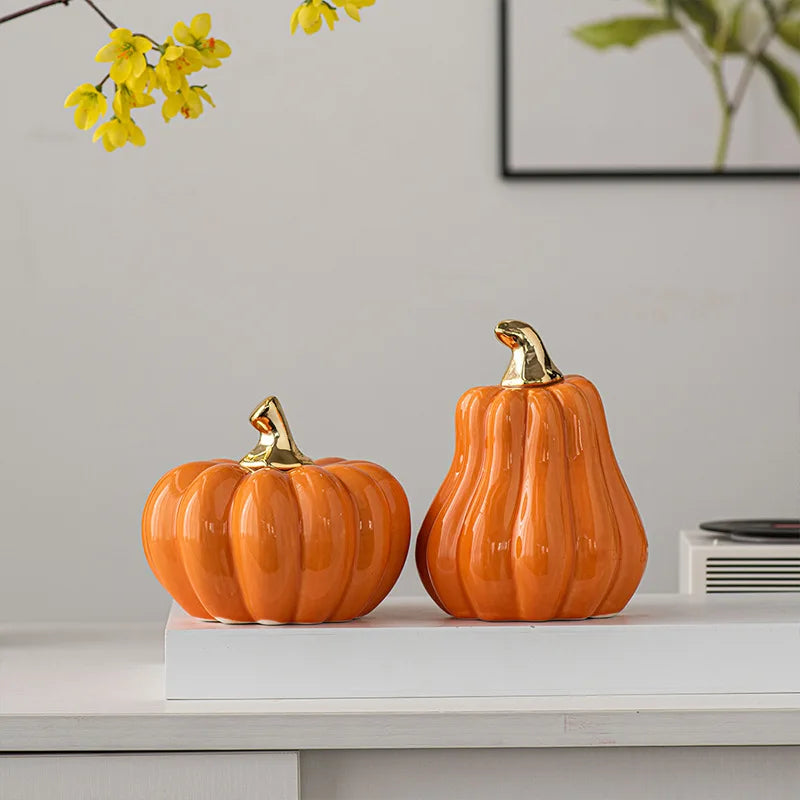 Ceramic Pumpkin Decor