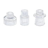 3pcs Glass Candlestick Holders