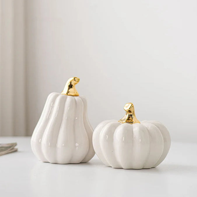 Ceramic Pumpkin Decor