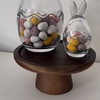 High Stand Wooden Cake Plate and Serving Tray