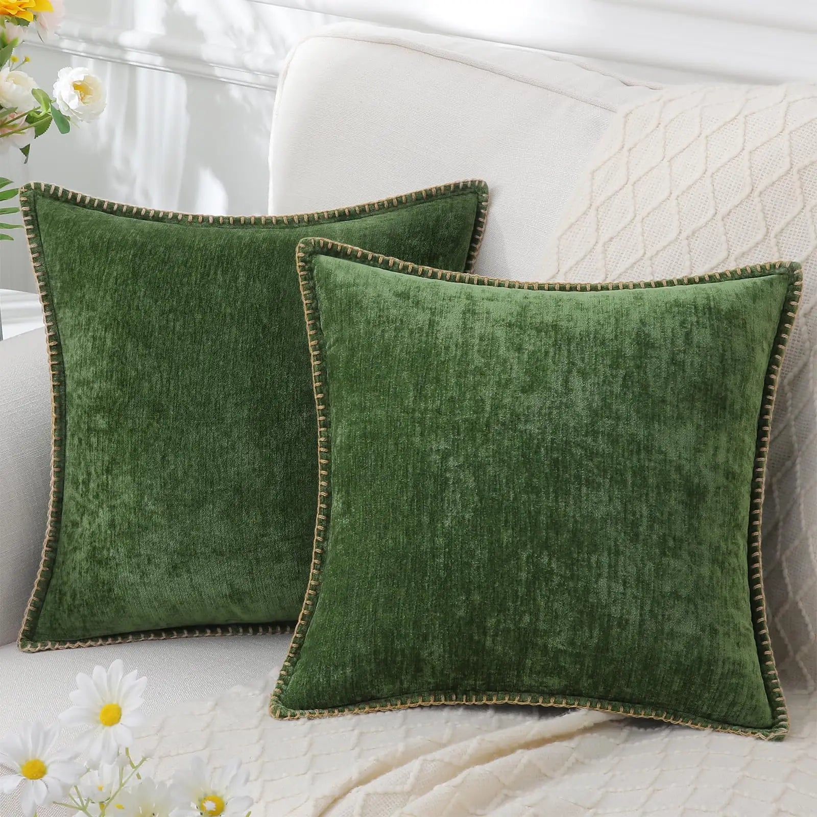 Chenille Cushion Covers