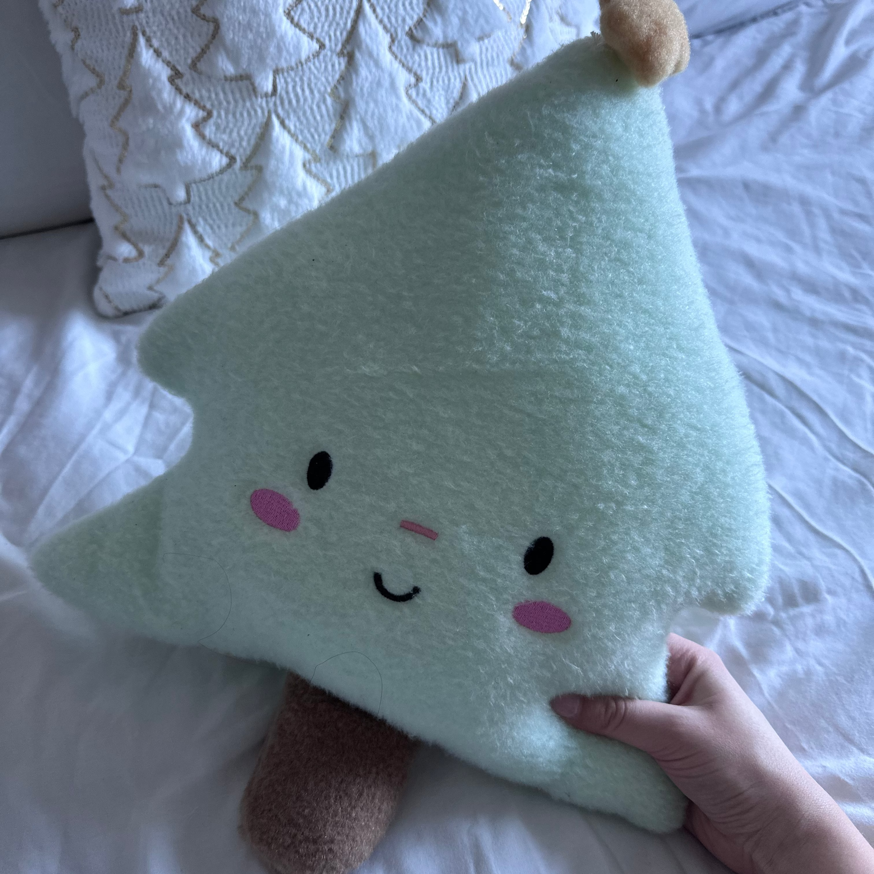 Christmas Tree Plush Cushion