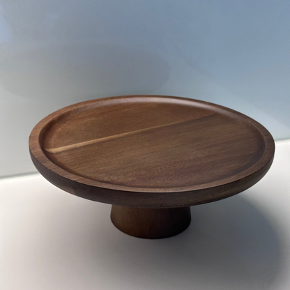 Wooden cake stand